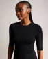 JOSAFEE-Dresses-When knitwear and glamour collide, you get JOSAFEE. This perfectly tailored mini dress boasts a figure hugging silhouette with a pleated hemline that ensures you'll look and feel fabulous in any setting, from a lunch date to a weekend exploring the city. Knitted mini dress Fit and flare silhouette Pleated hem Crew neck Half length sleeves Exposed zip fastening Ribbed waistband Jara is 5'10.5" / 1.79m and wears Dark Red in a Ted size 1 Feminine detailsA flirty pleated hem adds an interesting